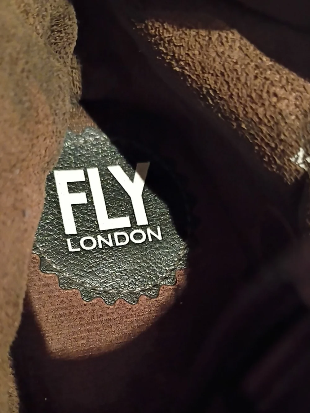Fly London Pary Leather Wedge Ankle Boots